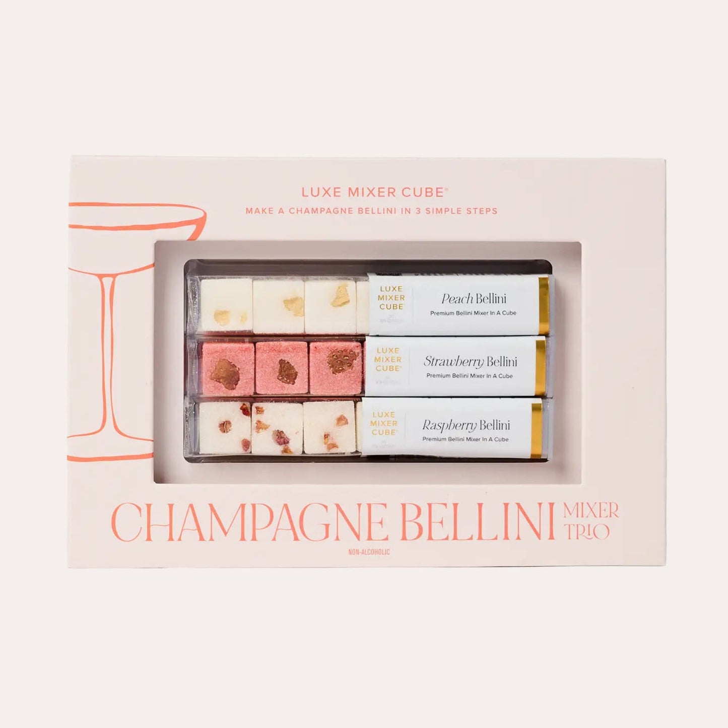 Teaspressa - Champagne Bellini Mixer Cubes