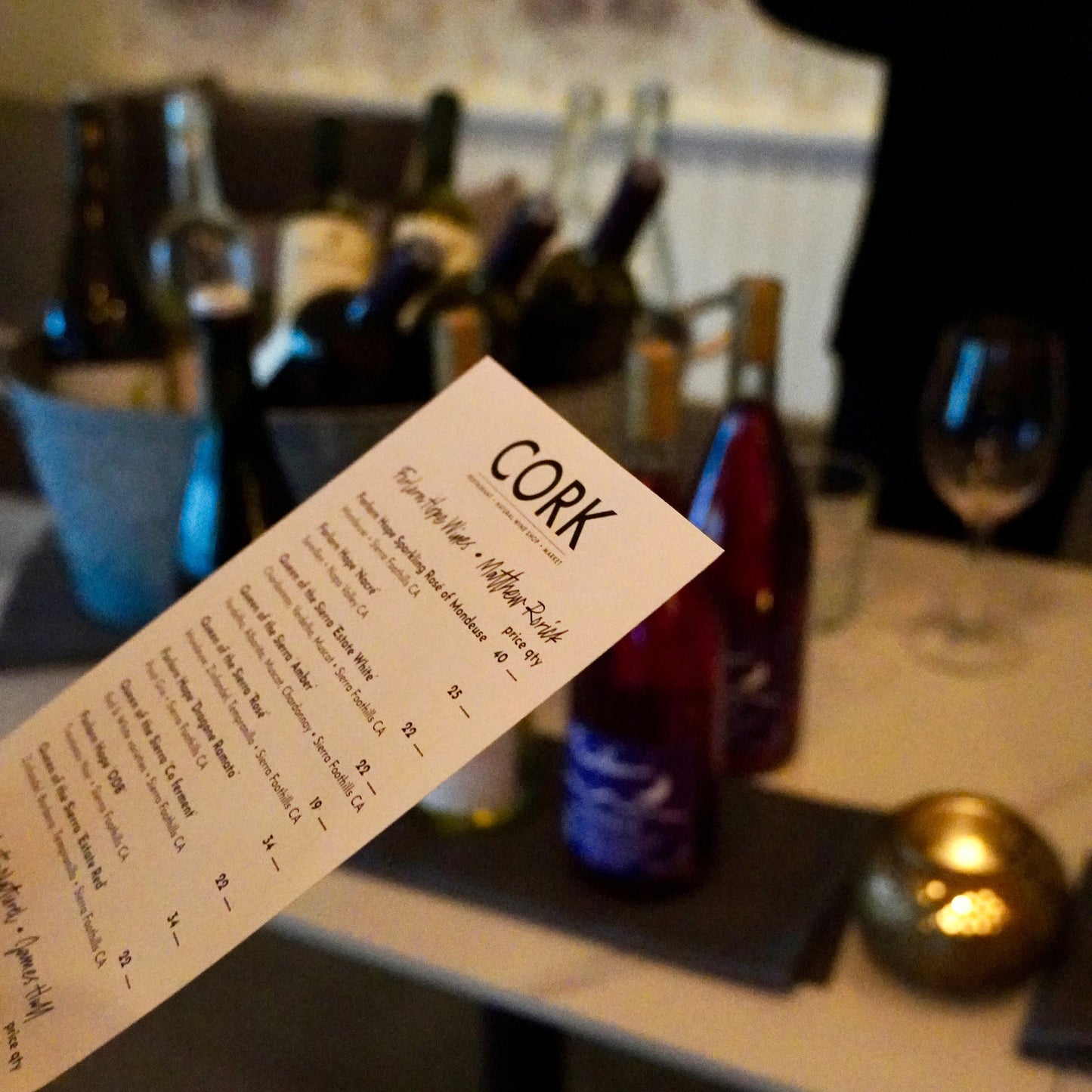 Holiday Wine Tasting Ticket at Cork Restaurant