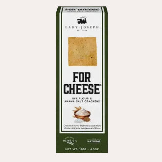 Box of Lady Joseph For Cheese crackers with a white background