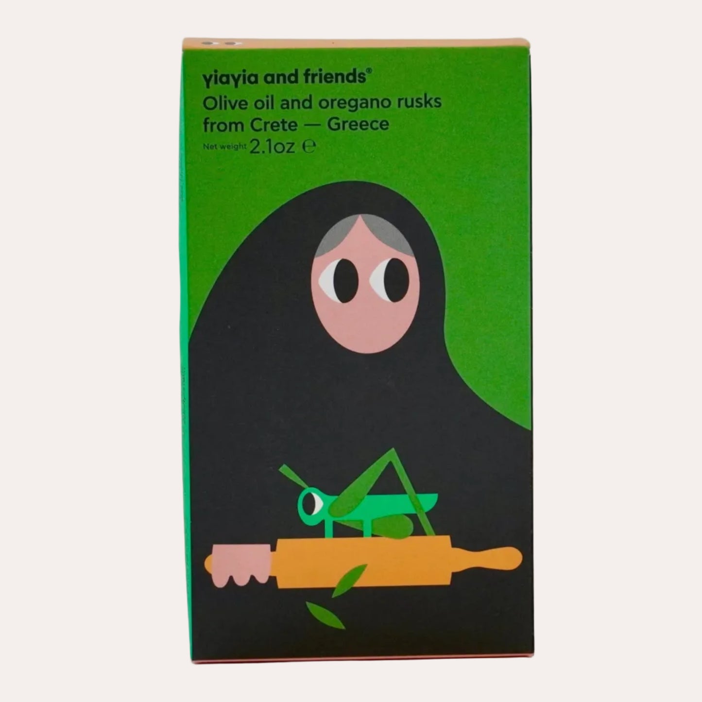 Box with a cartoon character on a white background