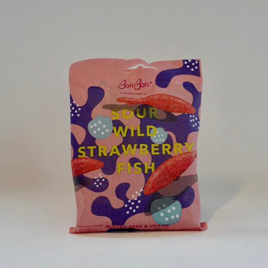 Packaged snack with colorful design on a white background