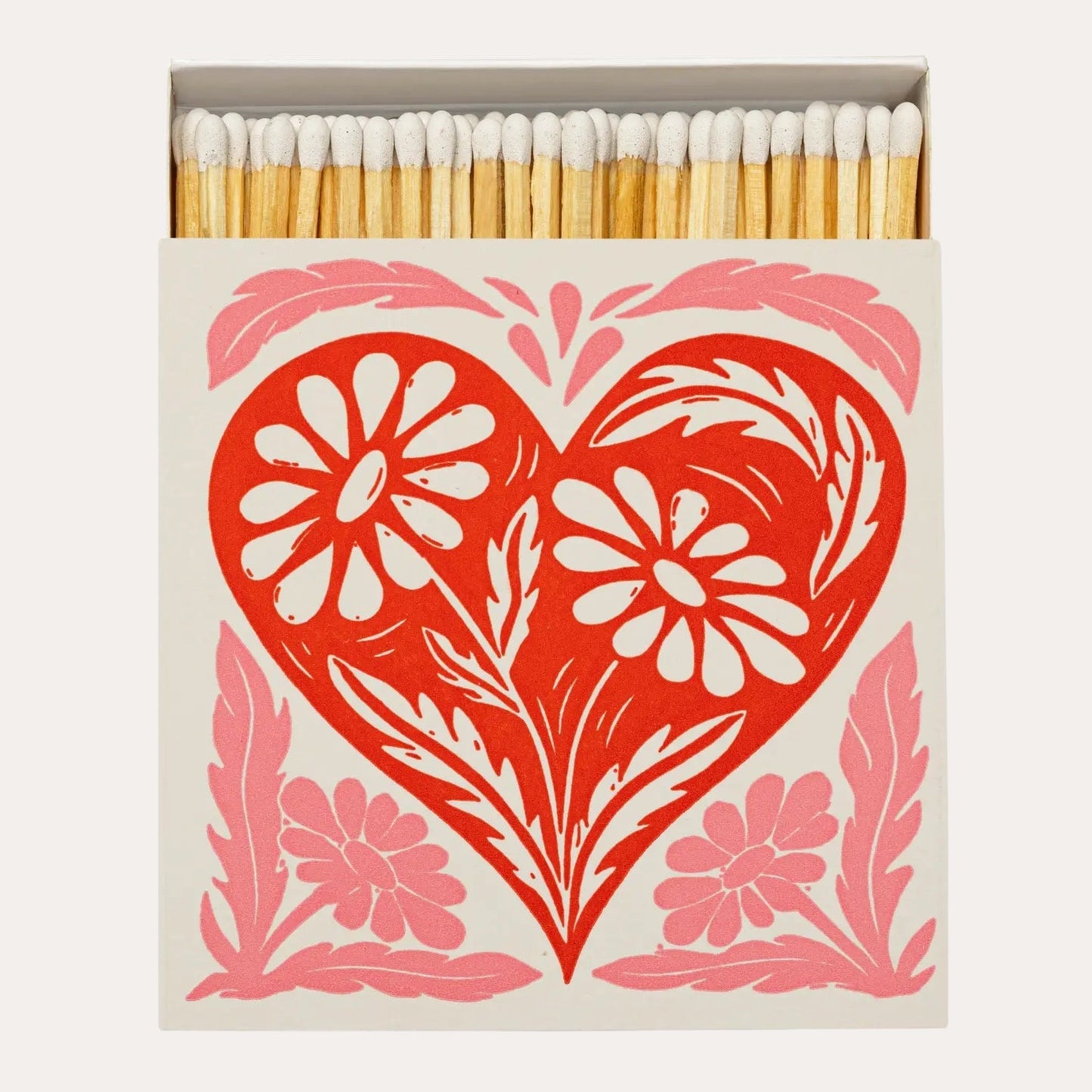 Luxury matchbox 
Botanical Heart design
Cork Market ships nationwide