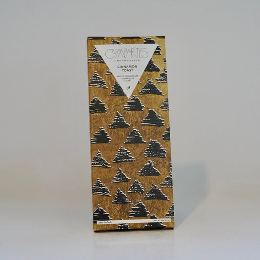 Product packaging with geometric pattern on a white background