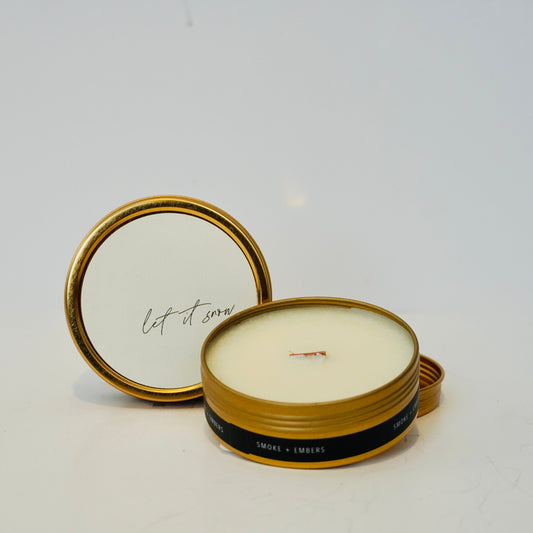 Simply Curated - Smoke & Embers Travel Candle