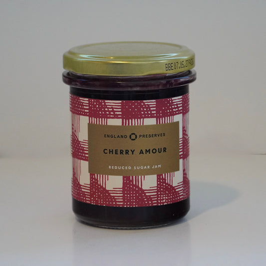 England Preserves Cherry Amour Reduced Sugar Jam