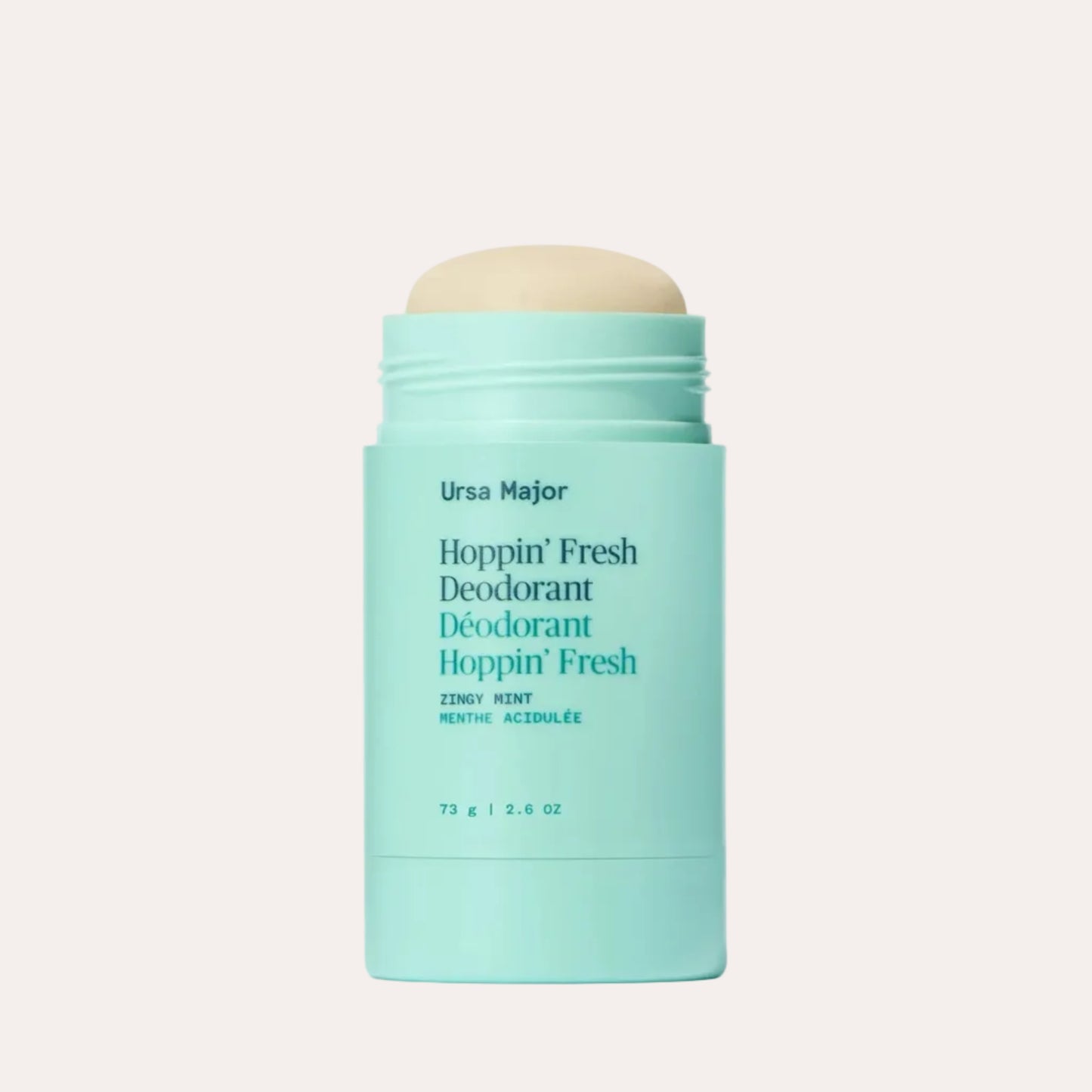 Ursa Major Hoppin' Fresh deodorant stick on a white background