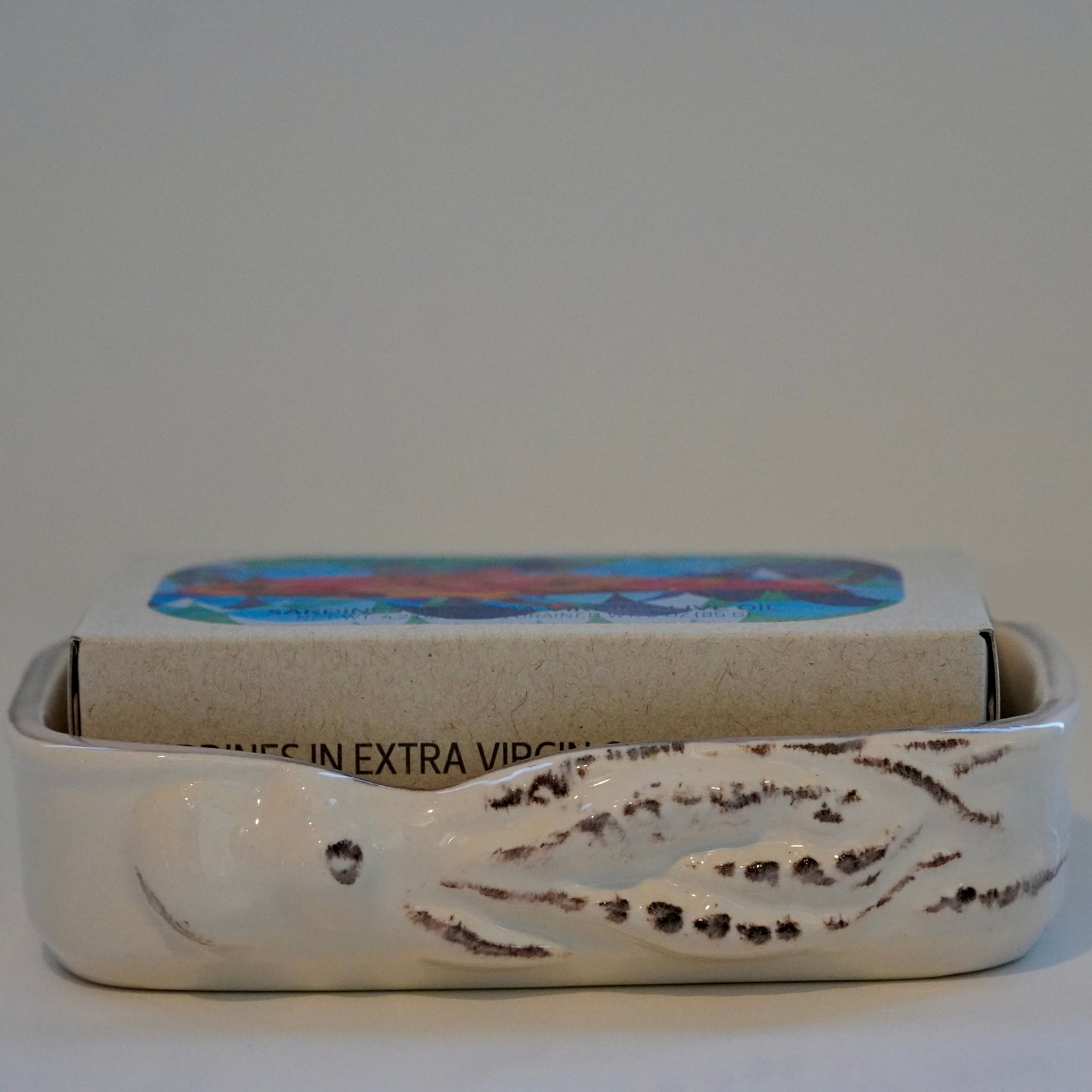 octopus ceramic from Jose Gourmet for putting tinned fish into 