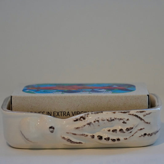 octopus ceramic from Jose Gourmet for putting tinned fish into 