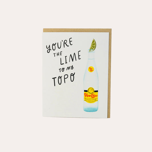 Finch & Flourish - You're the Lime to My Topo Card