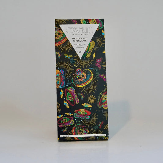 Cacao Barry Mexican Hot Chocolate packaging on a white background