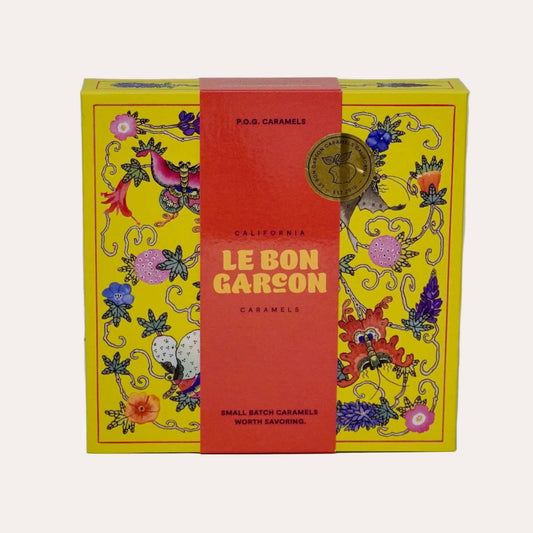 Colorful box of Le Bon Garcon on a white background
Cork Market and The Candy Castle