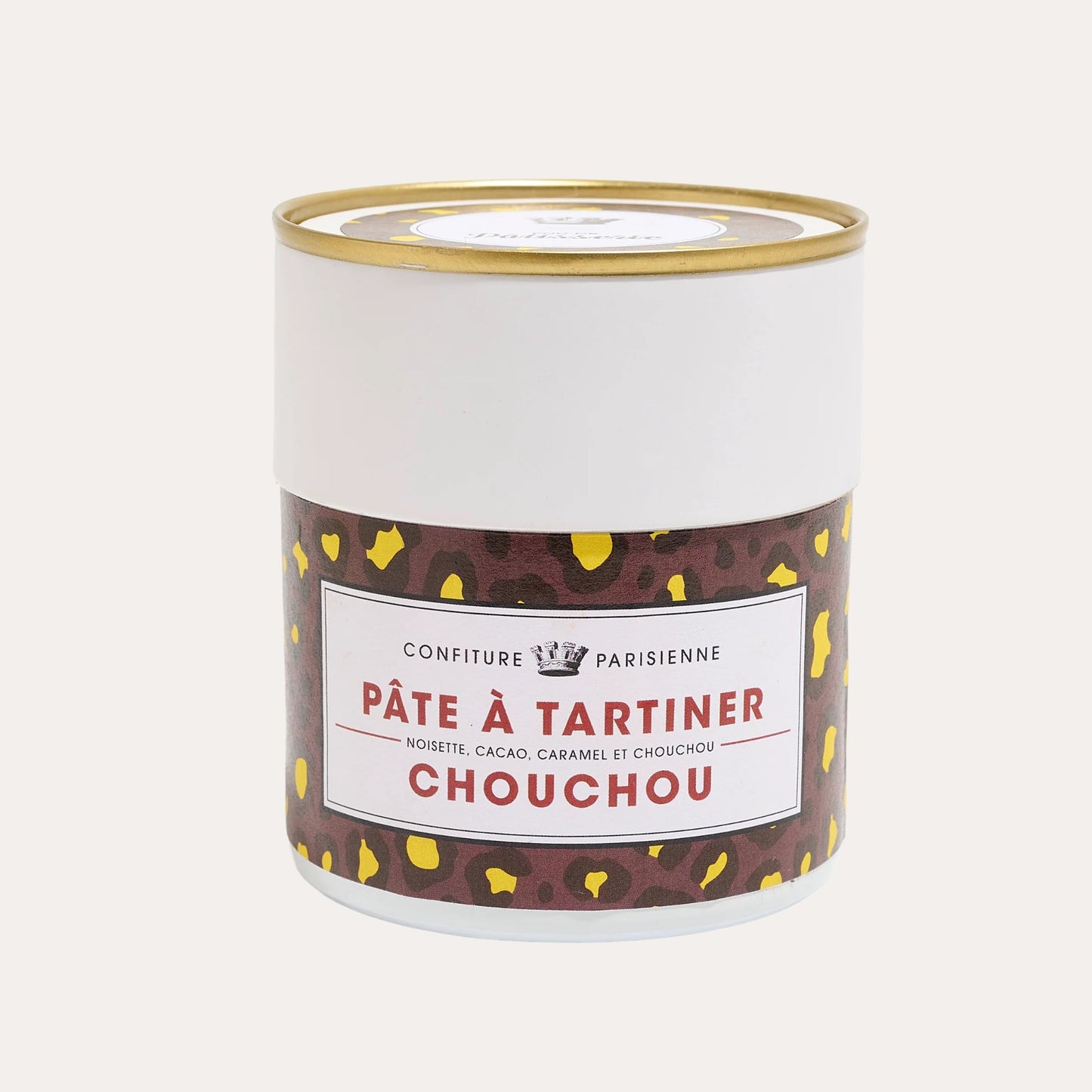 Tin of Pâçe à Tartiner Chouchou on a white background