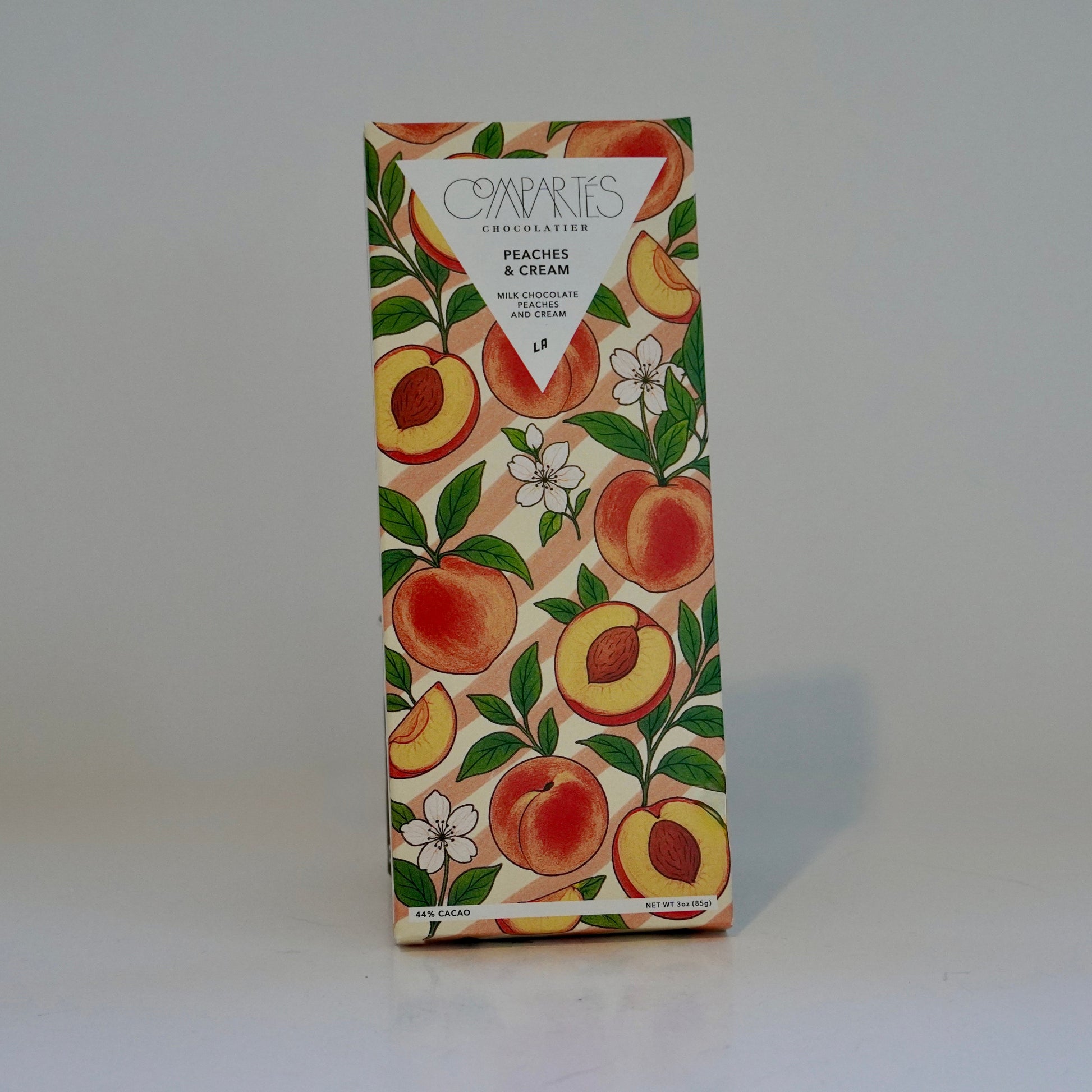 Box of Cakies Peach & Cream flavor on a white background