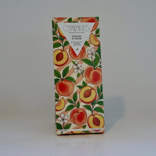 Box of Cakies Peach & Cream flavor on a white background