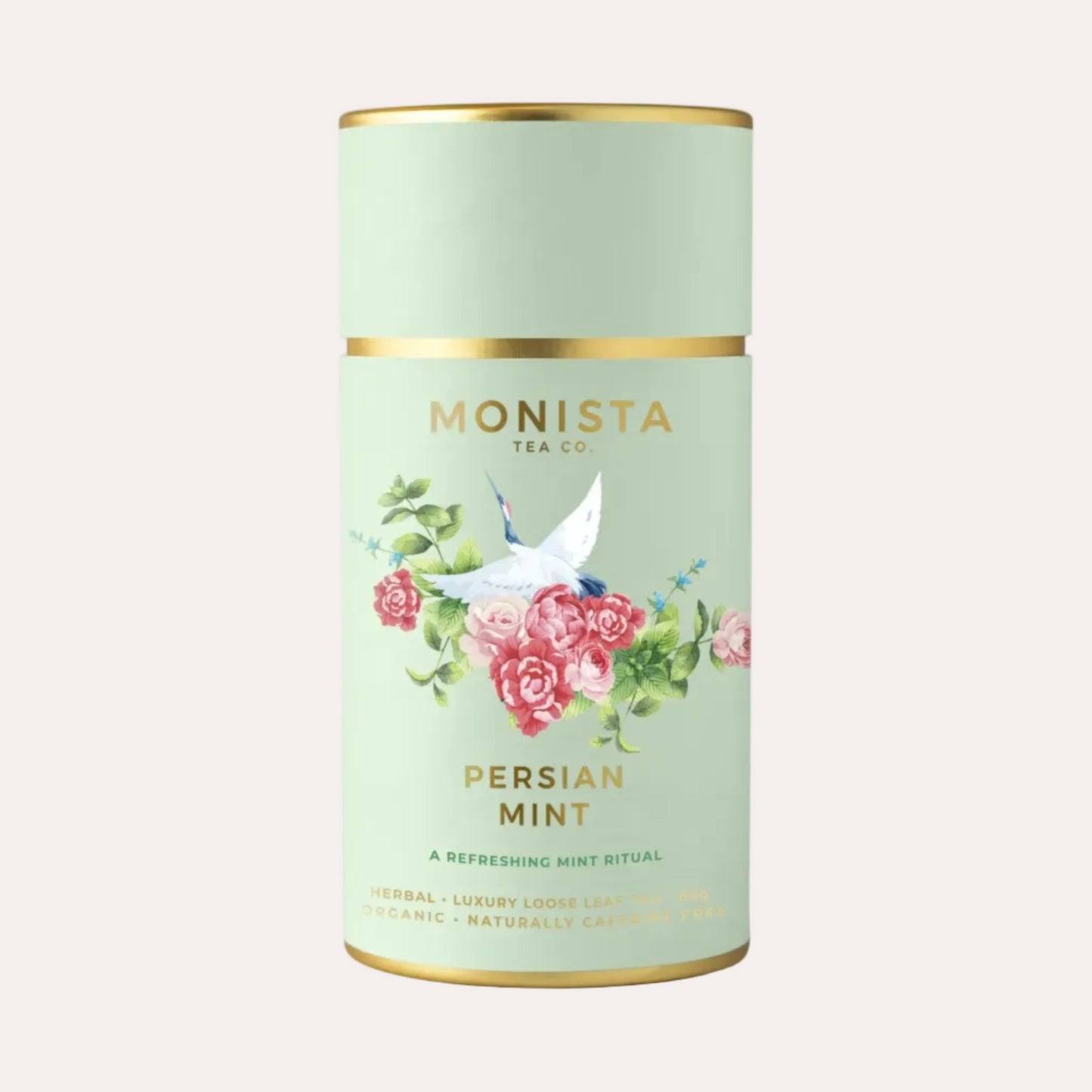 Container of luxury loose leaf tea